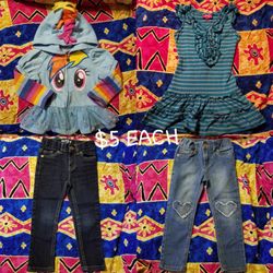 3T Girls Hoodie, Dress, & Jeans - $5 Each