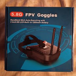 Goggles For First Person View Drone Flight