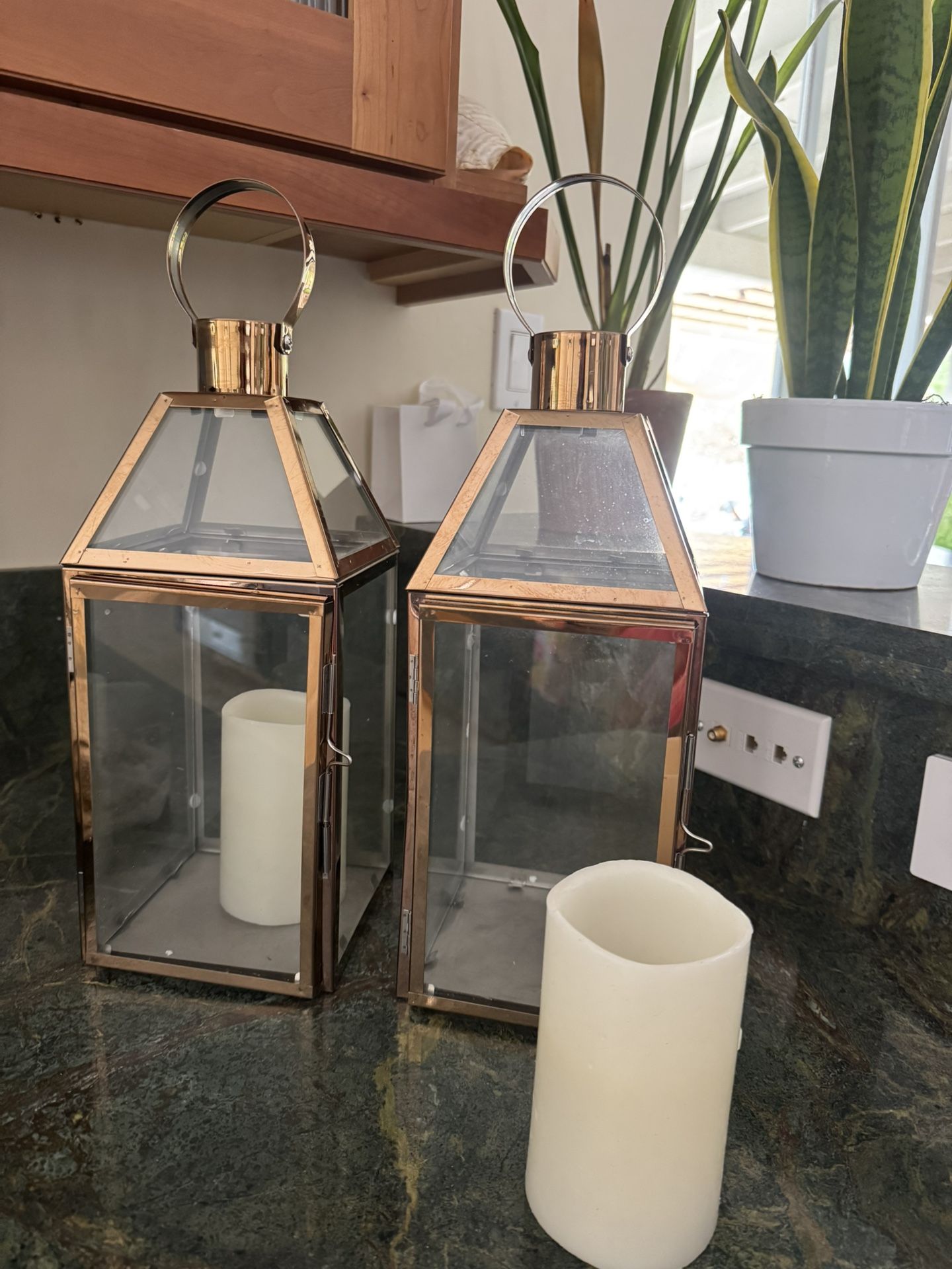 Glass lanterns