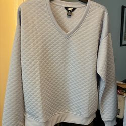 2 Piece Lounge Set-Lands End  Size Medium (Periwinkle Blue)