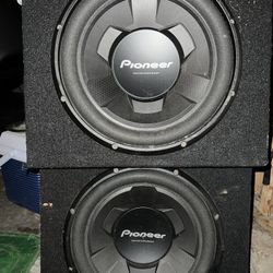 (2) 12 Inch Subwoofers