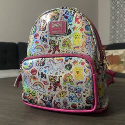 loungefly “lisa frank” mini backpack - pacoima / palmdale meetup