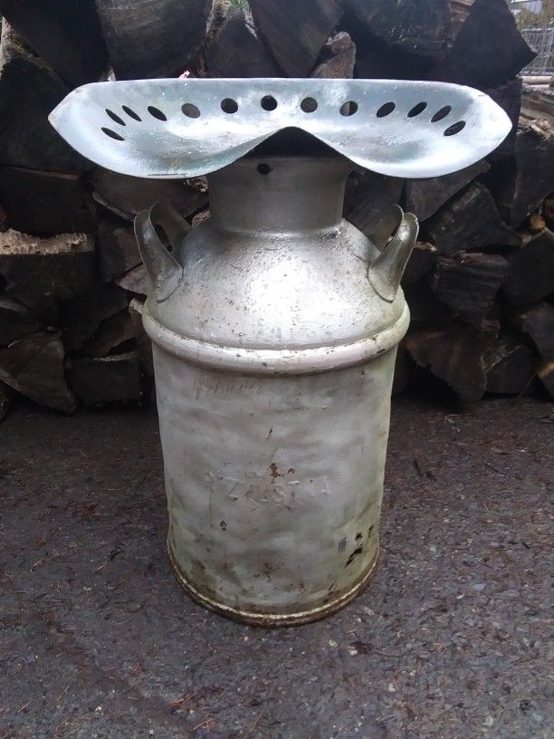 Antique Milk Can Tractor Seat