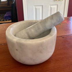 Large MarbleMortar & Pestle