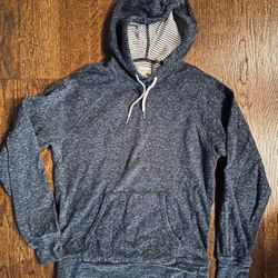 J Crew Mens Knit Goods Navy Hoodie Sweatshirt XS 