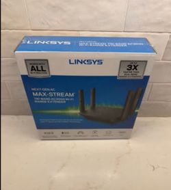 Linksys Max-Stream Tri-Band AC3000 Wi-Fi Range Extender RE9000