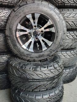 10" Golf cart tires and wheels 205/50-10