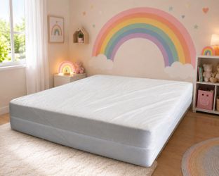 Queen memory foam mattress and box spring new