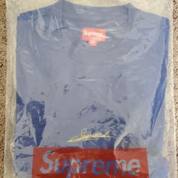 SUPREME Signature t-shirt blue