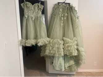 Elegant Sage Green Dress