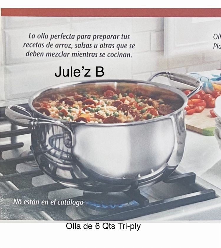 Princess House. Olla De 6 Qts Tri-ply Nueva En Su Caja