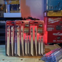 Milwaukee 6 pc Sawzall blade