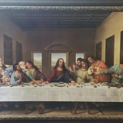 Cuadro Grande De La Ultima Sena De Los 12 Dicipulos