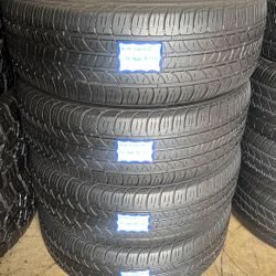 🛞SET OF 4 USED TIRES🛞 215/70/15 GOODYEAR •INCLUDING INSTALL/BALANCE•