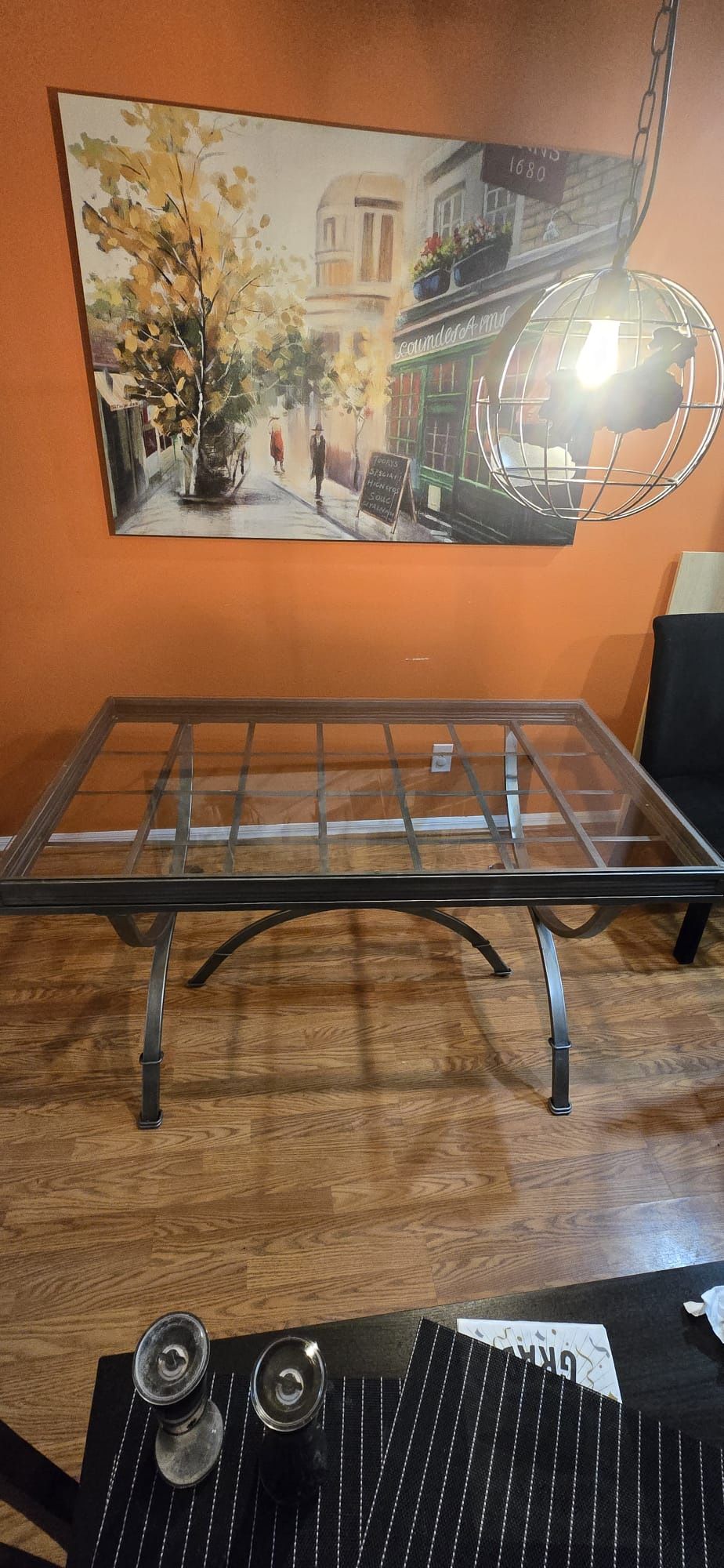 Glass Dining room Table and Chairs