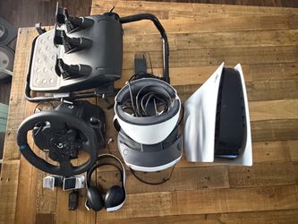 Ultimate PS5 Gaming Bundle - Console, PSVR2, & Logitech G923 Wheel (Willing to separate)