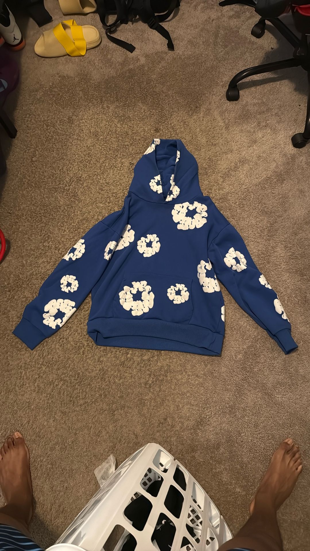 Blue Denim Tears hoodie Size Medium