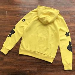 yellow spider hoodie