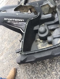 Front plastic only Polaris