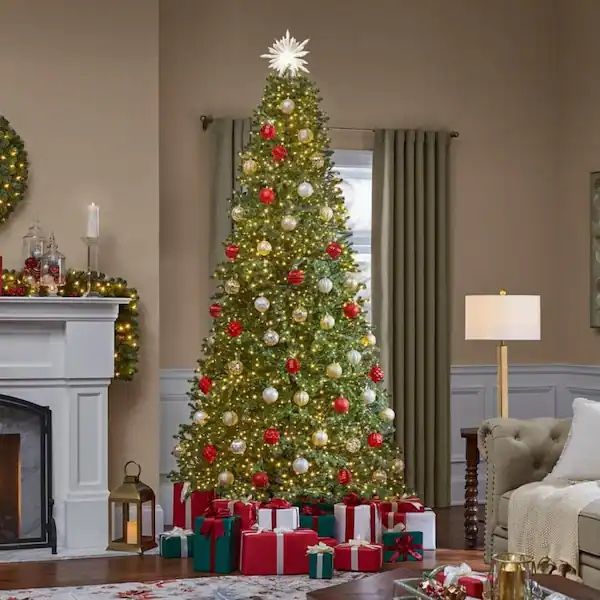 Home Decorators Collection 9 ft Elegant Grand Fir Christmas Tree for