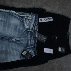 Three Pairs of Jeans with Tags