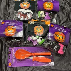 Halloween Pumpkin Decorating Supplies $10 Takes All