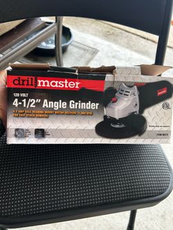 Drill Master 4-1/2 Inch Angle Grinder 4.3 Amp 11,000 RPM (Item 95578)