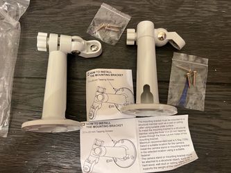 SET OF 2 ADJUSTABLE WALL MOUNT CAMERA BRACKETS