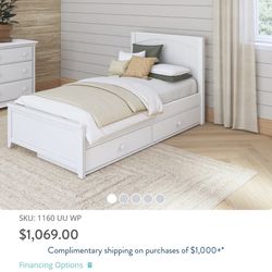 Twin Size Maxtrix Bed ONLY