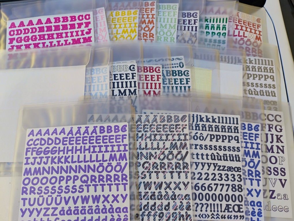 228 Sheets Of Creative Memories Scrapbook Decals