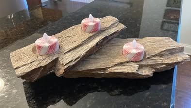 Sedona Rock Tea light Holder Like New!!!!