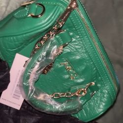 Green medium purse