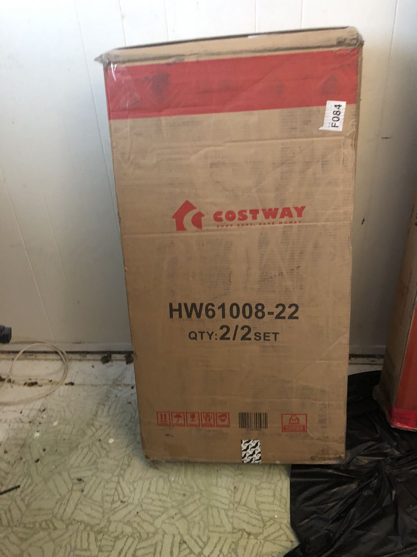 New costway incomplete box