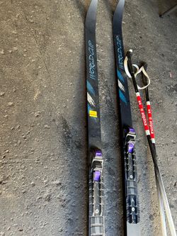 World Cup Cross-Country Skis with Alpina Poles