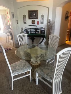 Table and chairs