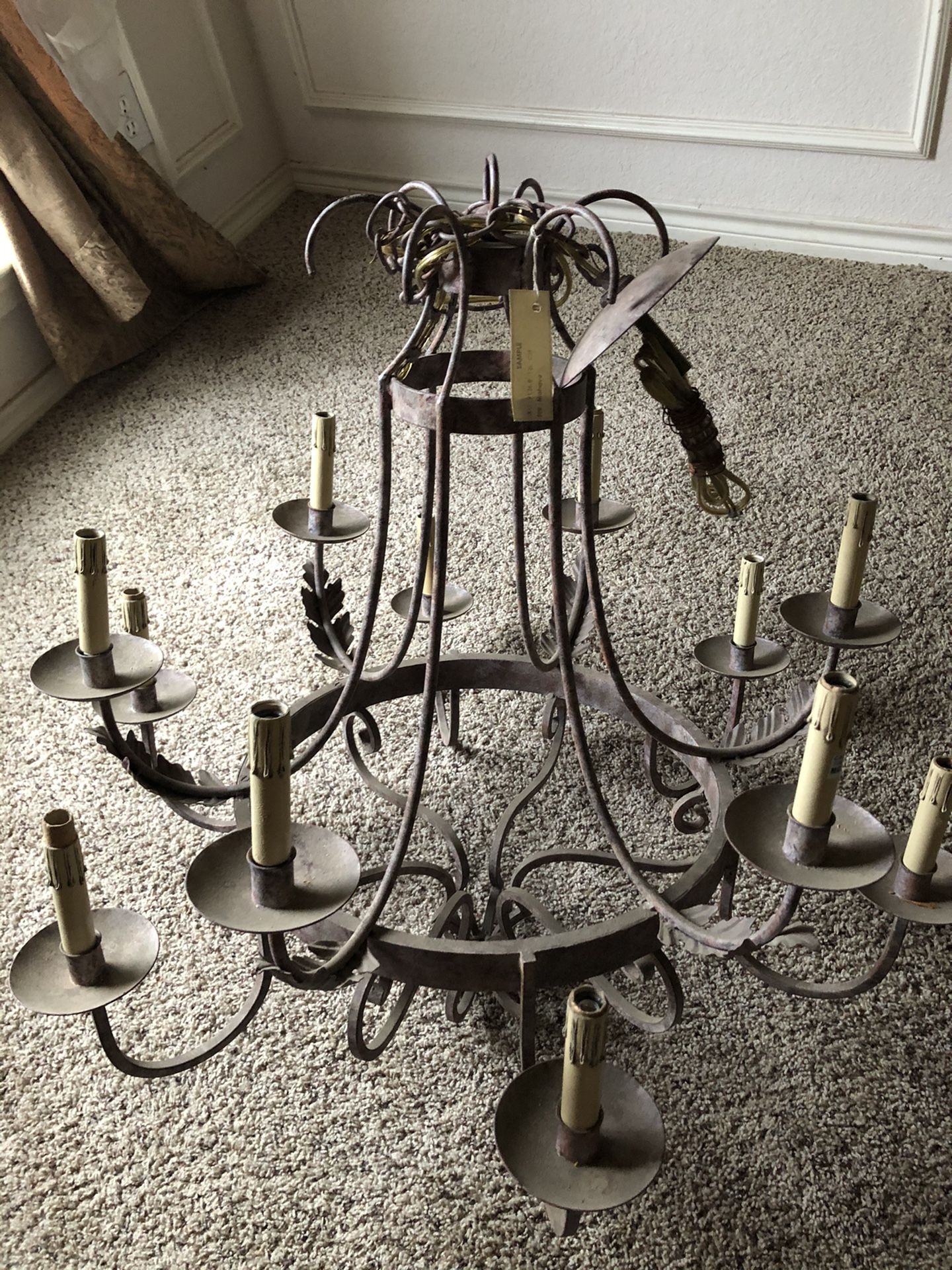 REDUCED! Very Large Foyer Light Fixture