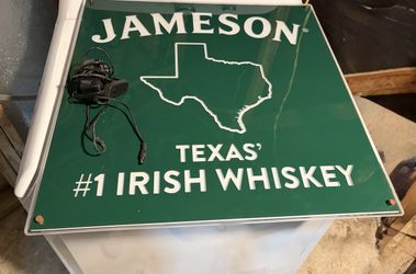 Jameson Irish Whiskey Neon Sign for Wall Decor Bar