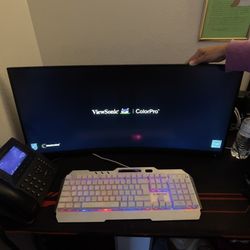 34” Viewsonic Curved Monitor