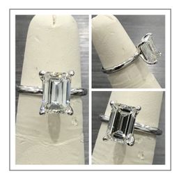 Emerald Cut Engagement Ring