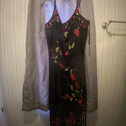 Mexico Imported Gorgeous Roses Dress17-18