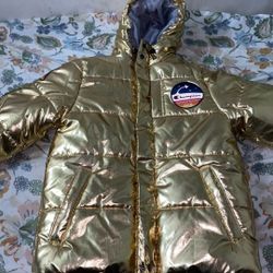 Champion NASA Puffer Jacket Gold Metallic Coat Limited Edition for Sale in Ontario, CA - OfferUp