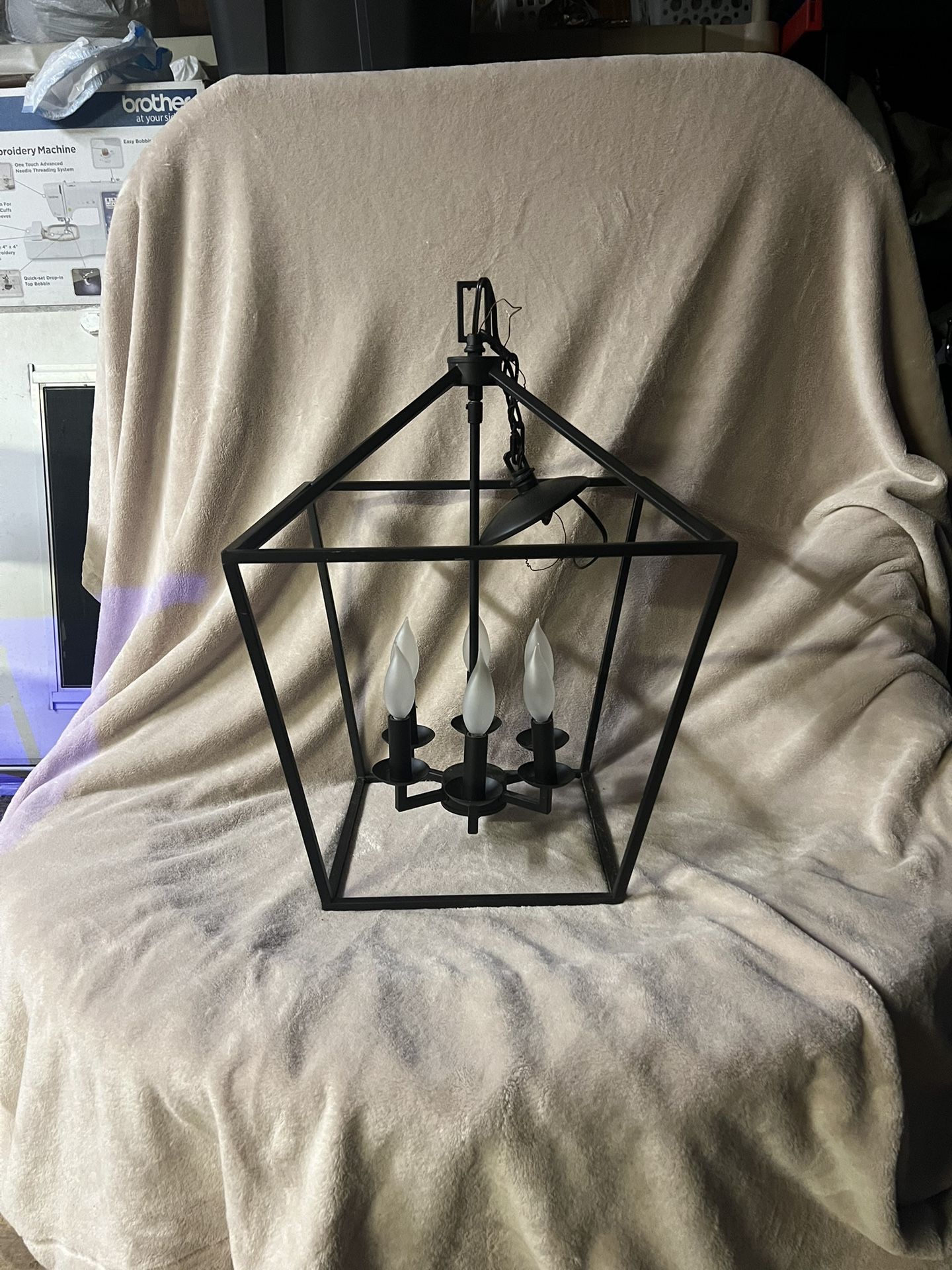 Large 6 Light Chandelier