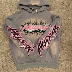 Grey Hellstar Hoodie 