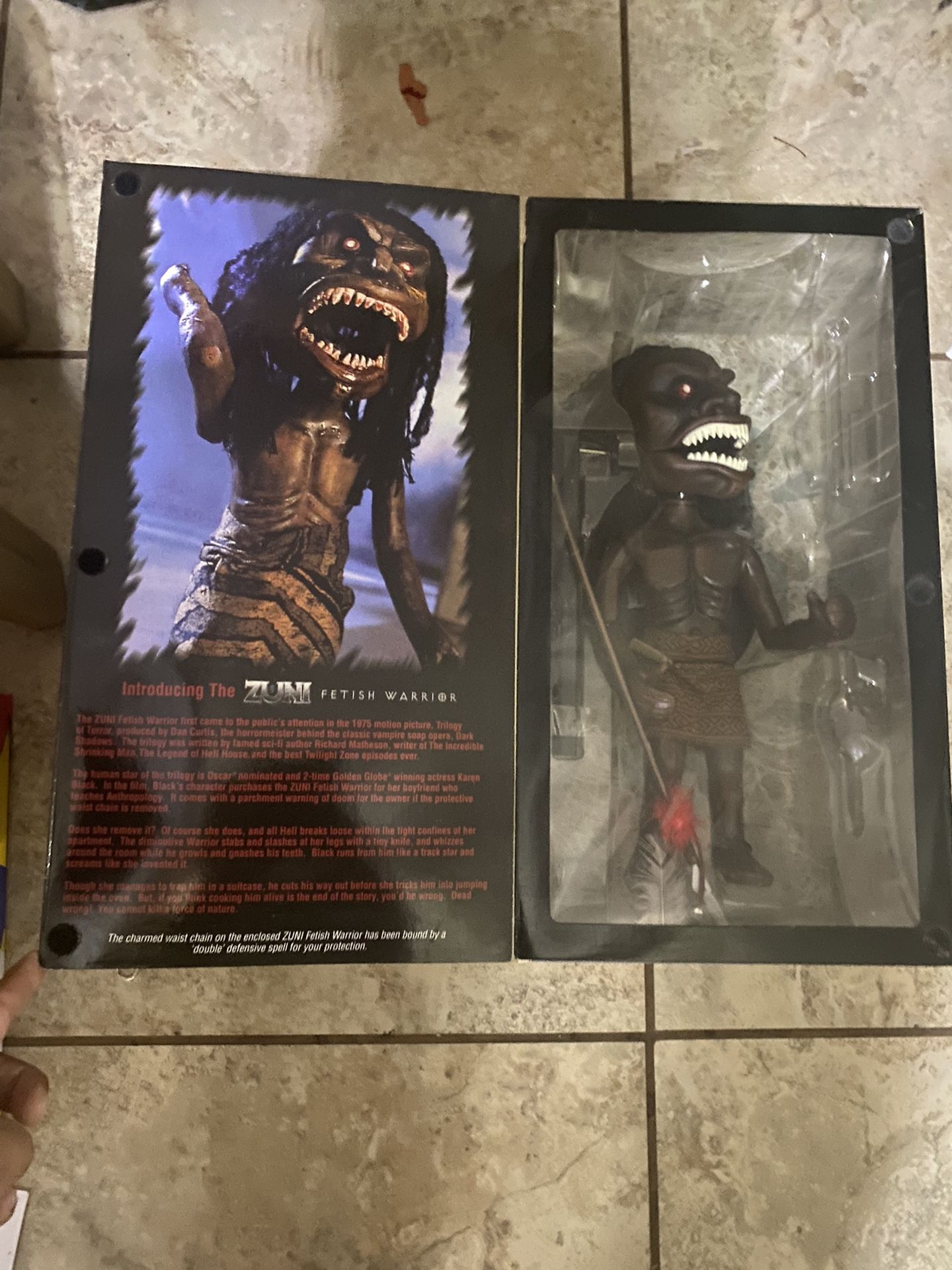 Zuni Trilogy Of Terror Doll. OBO