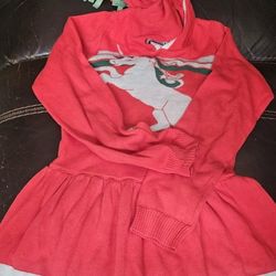 Unicorn Christmas Sweater Dress