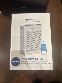 DAYETTE Air Purifiers for Home Large Room Up to 1800 Ft² with Fragrance, Smart WiFi Alexa Control,Auto Mode, HEPA 14 Air Purifier with Washable Prefil