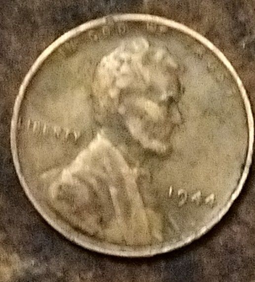 1944 No Mint Mark Lincoln Wheat Penny