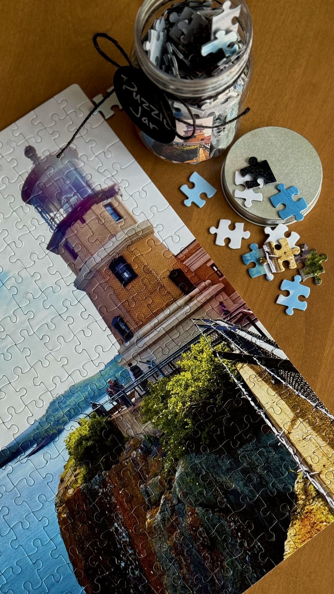 Puzzle 🧩 Jar - Split Rock Lighthouse