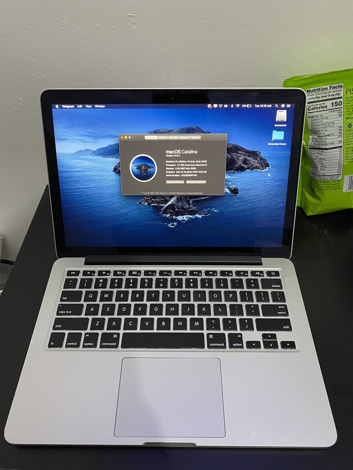 MacBook Pro Retina 13” Early 2015