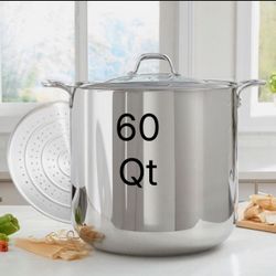 Olla Tamalera De 60Qt